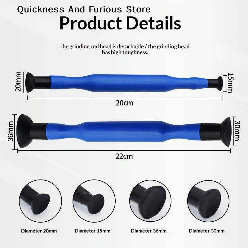 【MO】2Pcs Manual Valve Lapping Grinding Sticks Grips With Suction Cup Valve Lapping Set For Cylinder Engine Valve Dust Grinding