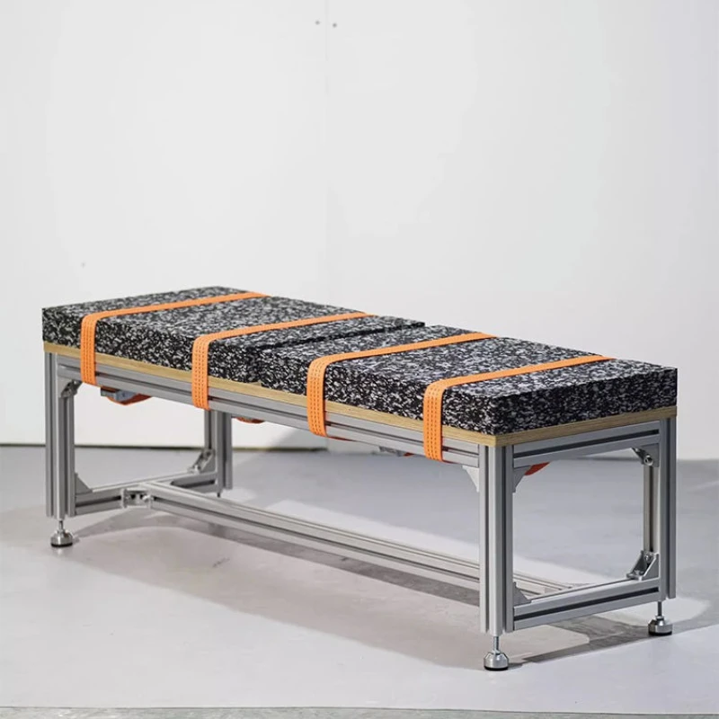 

Industrial style coffee shop decoration and leisure negotiation low stool bench light luxury aluminum profile sponge