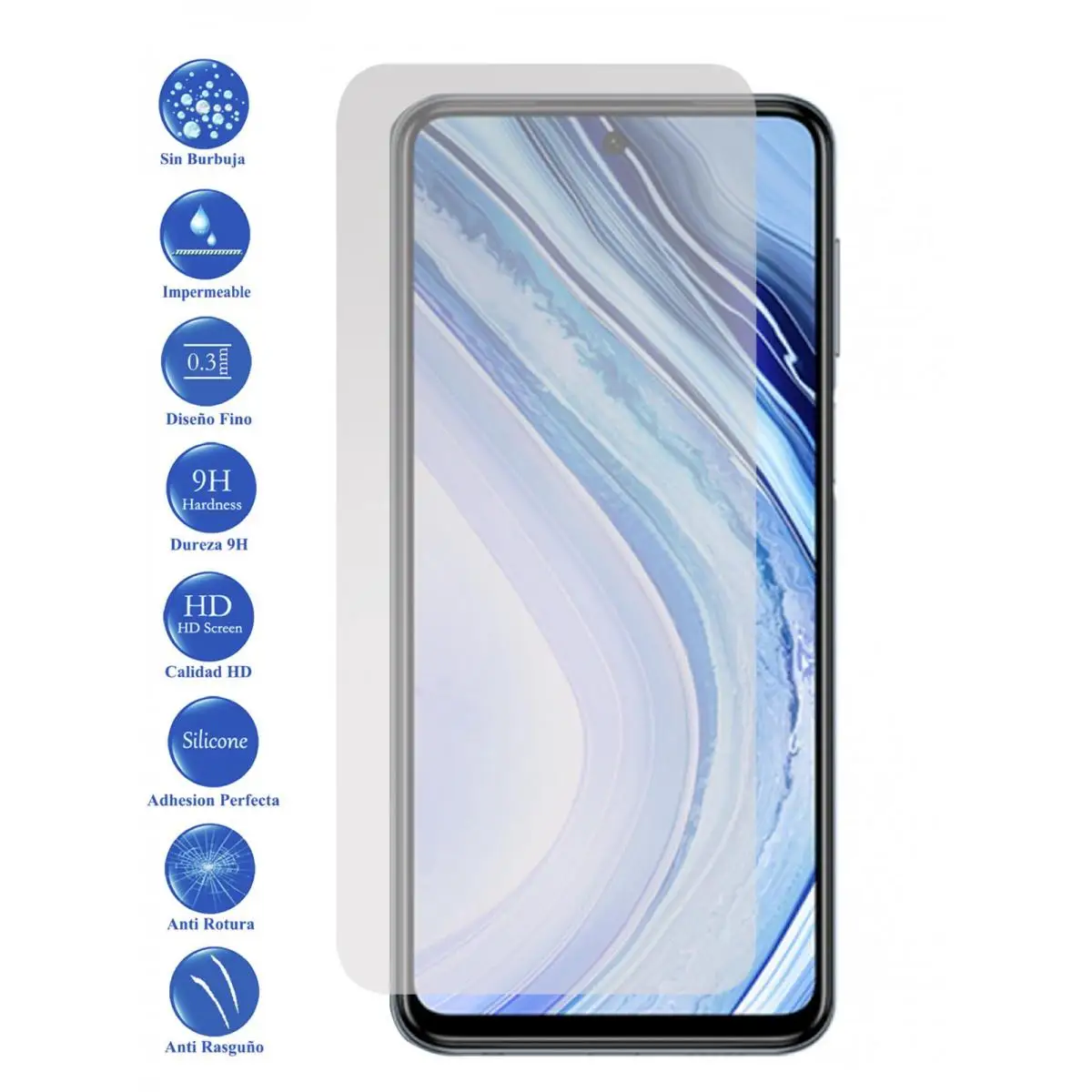 Xiaomi MI9S Note tempered glass screen Protector 9H for movil - Todotumovil