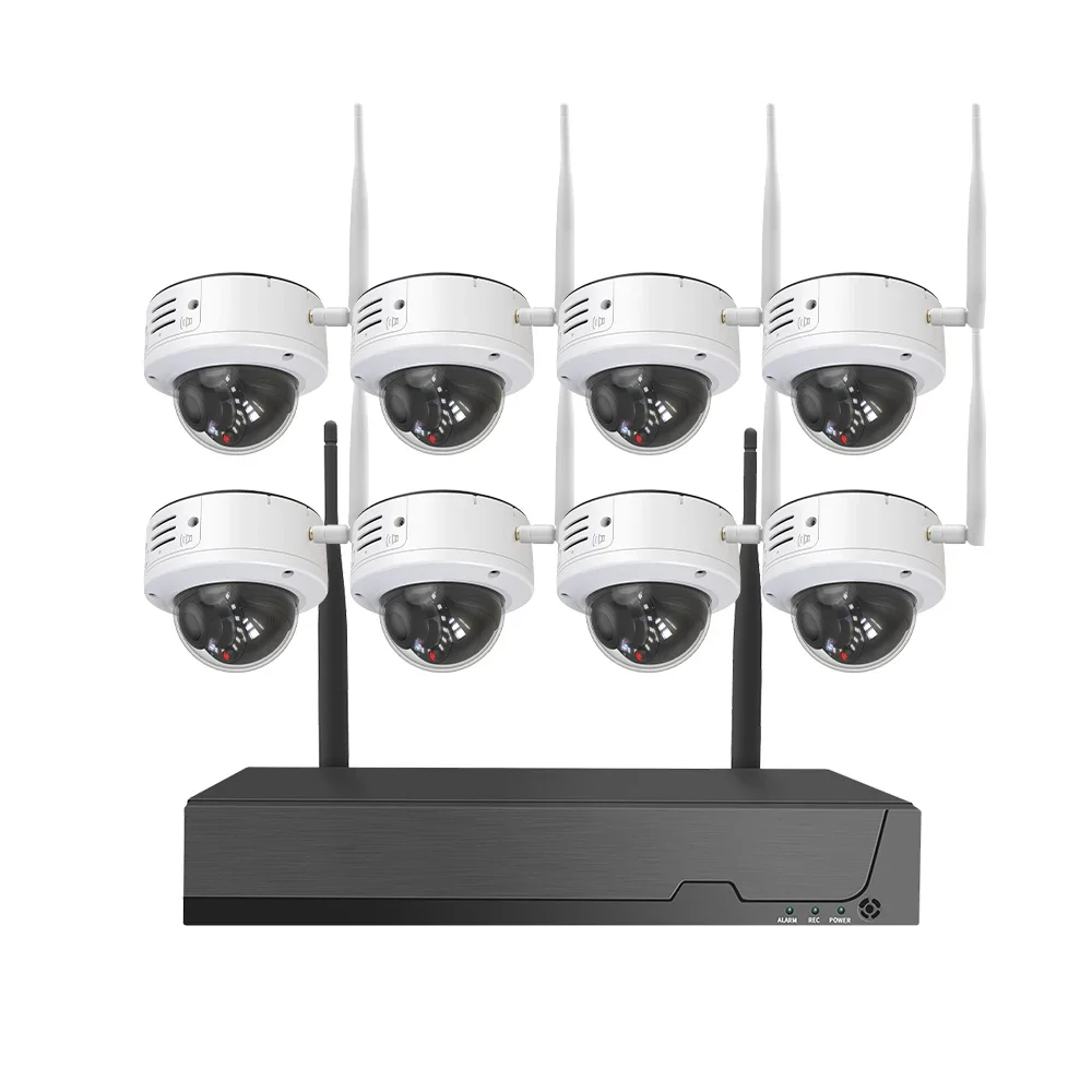 ENSTER Motion Detection Indoor Network IP Night Vision WiFi 8 channel Surveillance CCTV home Wireless Security Camera System