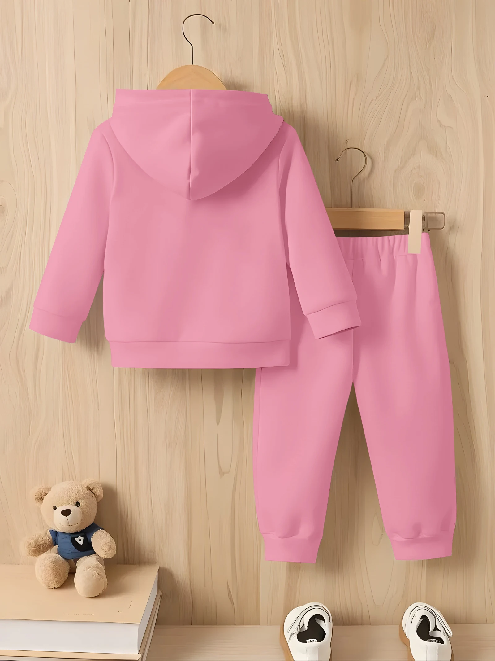 مجموعة K-POP الكرتونية المطبوعة - طقم سترة وسراويل رياضية للأطفال مكون من قطعتين، ملابس أطفال عصرية للأطفال الرضع #4