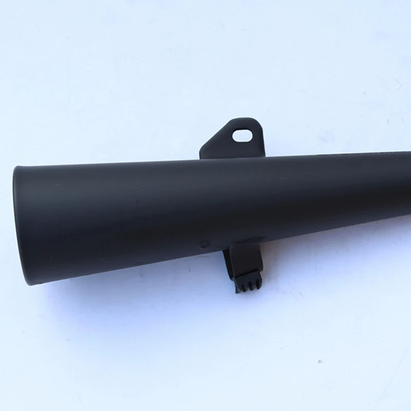 Motorcycle Exhaust Pipe for Suzuki Haojue Qingqi Lifan Jincheng QJMOTOR GS125 HJ125 Silencer GN Engine Type Black/Silver Muffler