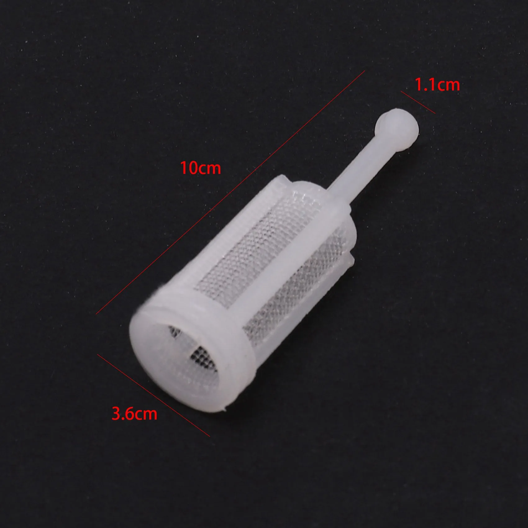 A36T-30Pcs البلاستيك الجاذبية نوع رذاذ تصفية وعاء قطر 11 مللي متر الطول الإجمالي 36 مللي متر يمكن أن تتكيف مع معظم المذيبات #5