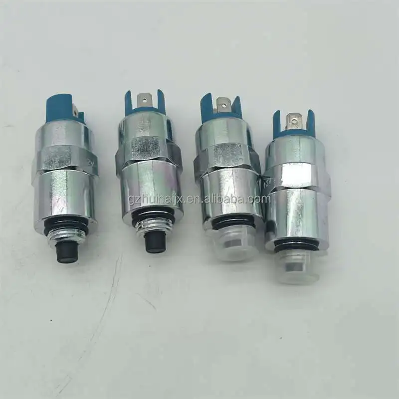 

High Quality Excavator Parts 12V 24V Fuel Shutoff Solenoid Switch 7167-620C 7167-6200 For Perkins 1000 Series 71676200 7167620C