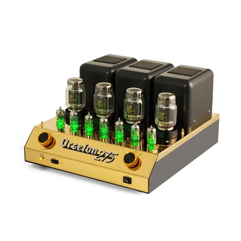 GL-005 Флагманская версия 1:1 Clone Mcintosh MC275 KT88 x 4-ламповый усилитель мощности, вход XLR/RCA, класс A, 75 Вт, 4/8/16 Ом, 220 В/110 В