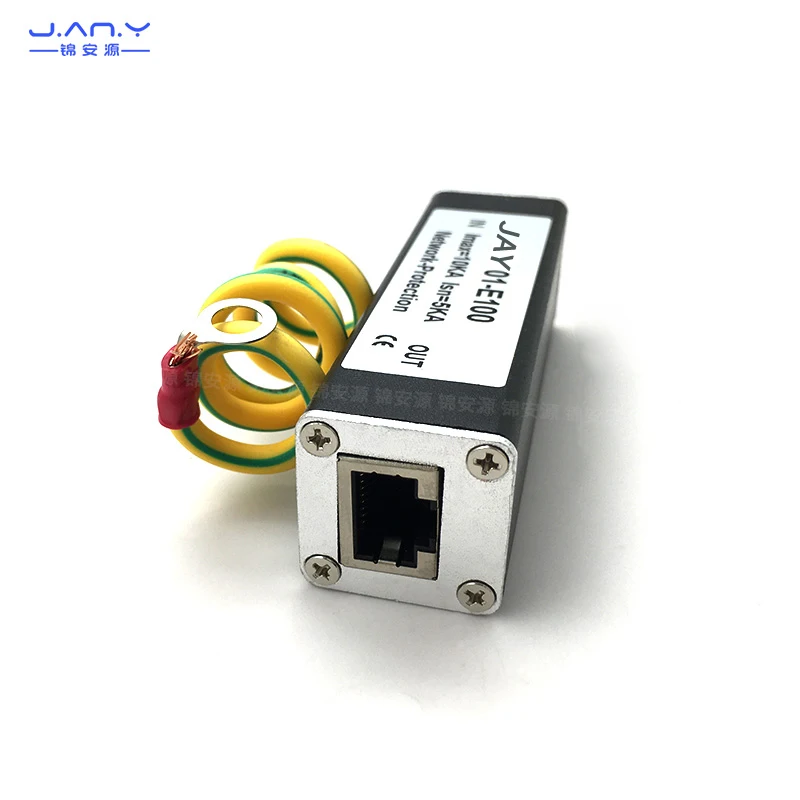 Network signal lightning arrester RJ45 surge lightning arrester 100M 100M Ethernet line lightning protection module