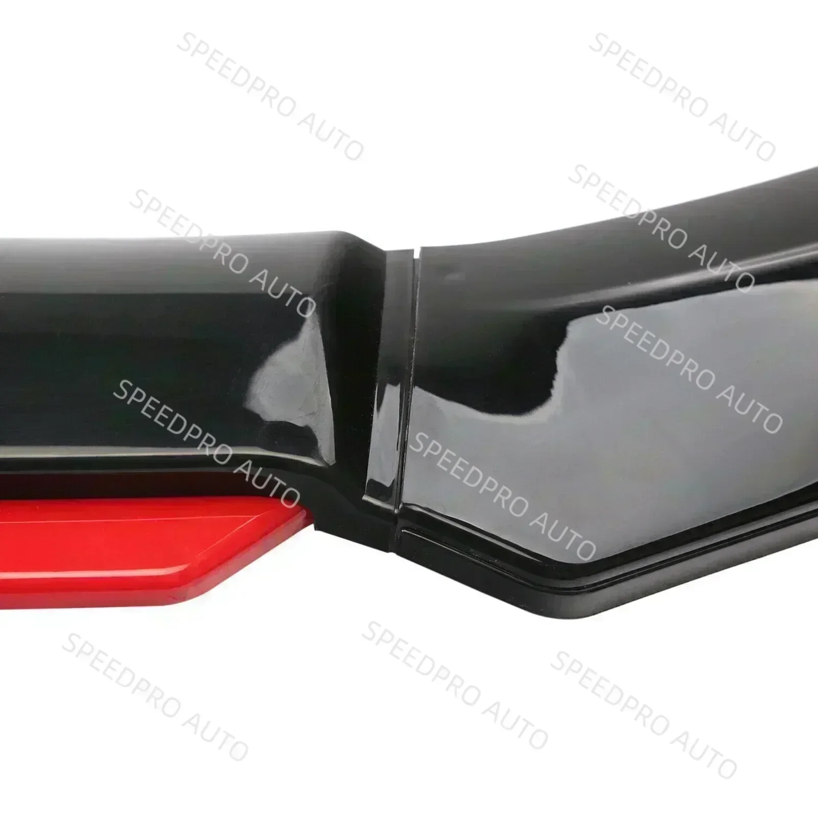 المصد الأمامي الشفاه ل مونت كارلو 2000-2007 سيارة المفسد الفاصل طقم الجسم ABS الوفير Canard الشفاه الفاصل اكسسوارات أسود #3