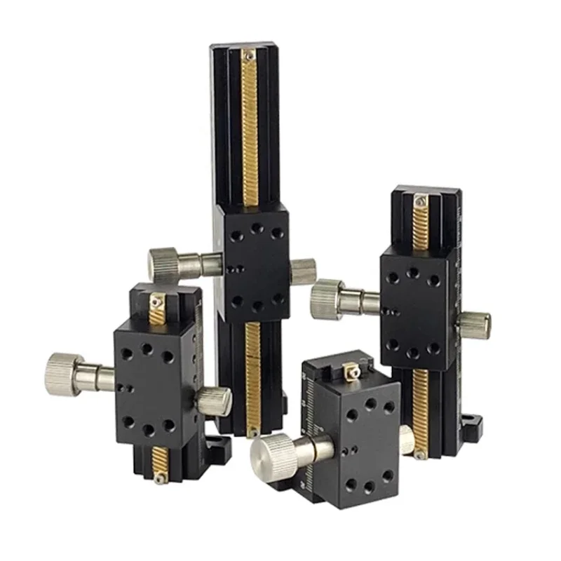 

X-axis Z-axis displacement platform long stroke gear rack manual fine adjustment small precision dovetail groove sliding table