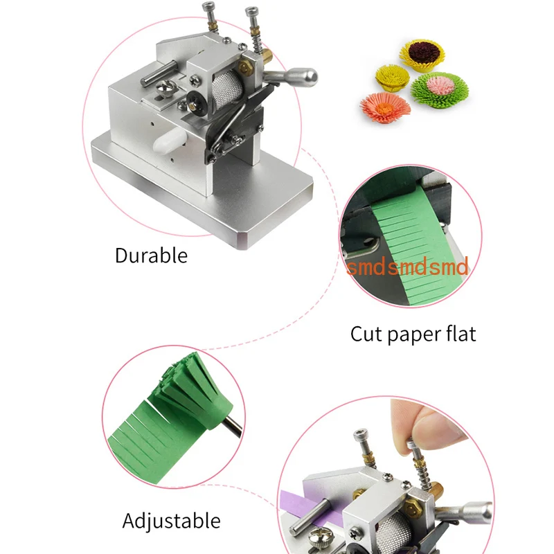 DIY Manual Quilling Machine Flower Making Tools Art Tassel Machine Handmade Color Paper Cutting Roll Machine