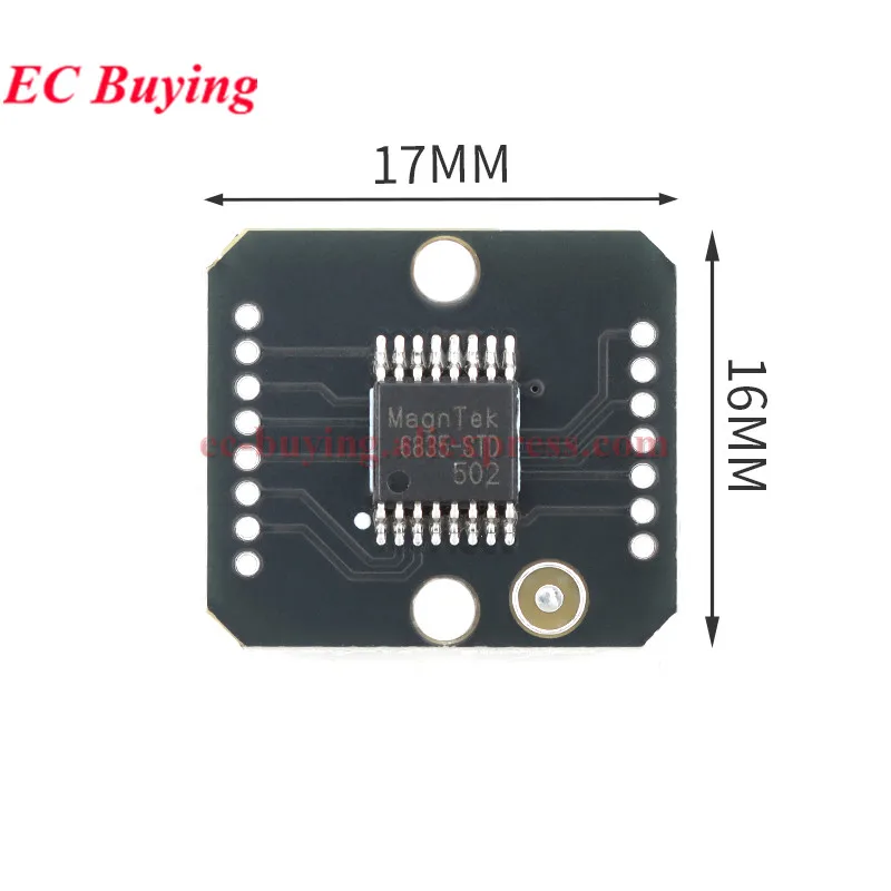 Moduł enkodera magnetycznego MT6835 PWMSPI do silników bezszczotkowych, 21-bitowy magnetyczny enkoder kąta, kompatybilny z układem AS5048 MT6835GT-STD. — zdjęcie produktu 5