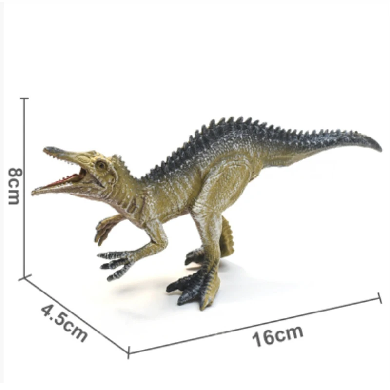 Montessori Soft rubber Dinosaur toy Tyrannosaurus Rex Animal Cognition Jurassic Action Figures Educational Toy for Children Gif