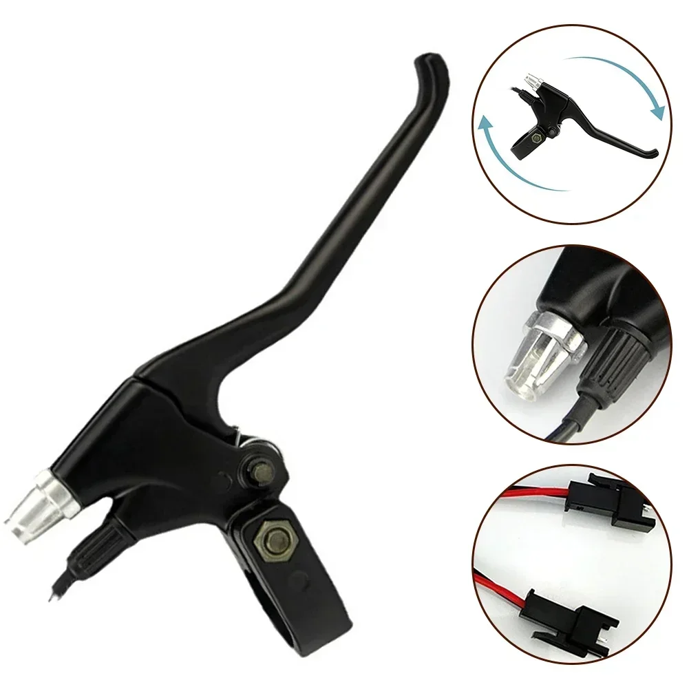 Electric BikeBicycle Escooter Ebike Cut Off Power Brake Disc Brake Lever Low Lever Brake Design For Electric Bicycles