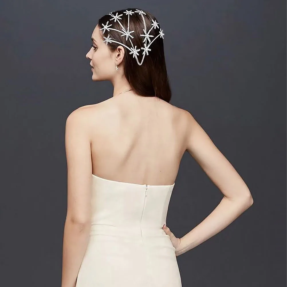 

Crystal Crown Hair Accessory Wedding Headpiece Rhinestone Headdress Bride Accessories Elegant Fashion Glamorous Sweet Bridal