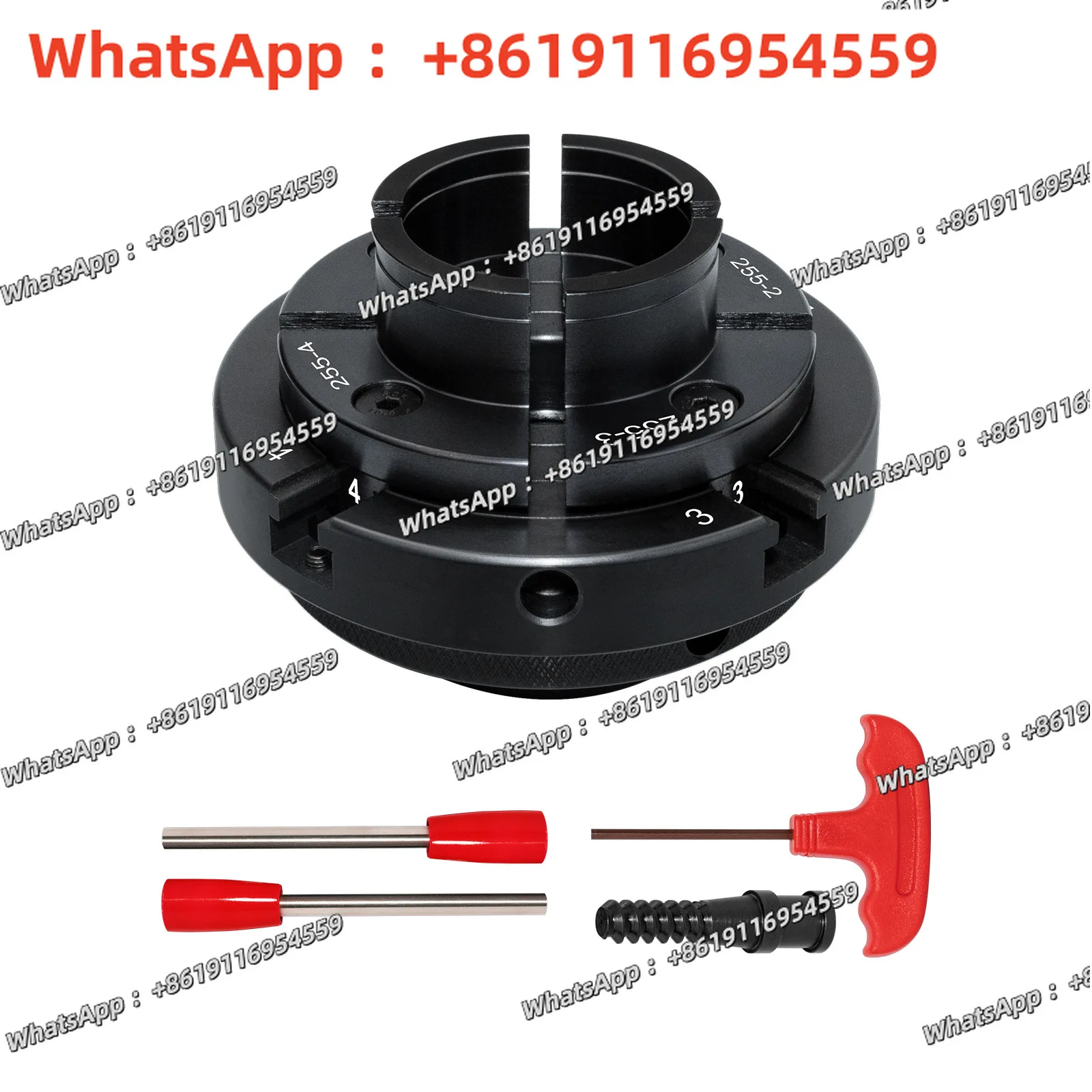 

Woodworking machinery accessories wood rotary lathe chuck 4 inch C type 4 jaw self-centering chuck
