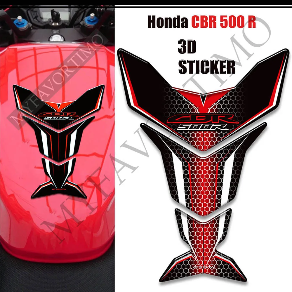 

Motorcycle Protector For Honda CBR500R CBR 500 R 500R Tank Pad Side Grips Gas Fuel Oil Kit Knee Stickers Decals