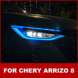 For Chery Arrizo 8 2023 2024 Headlamp Sticker TPU Color Changing Headlight Protector Film
