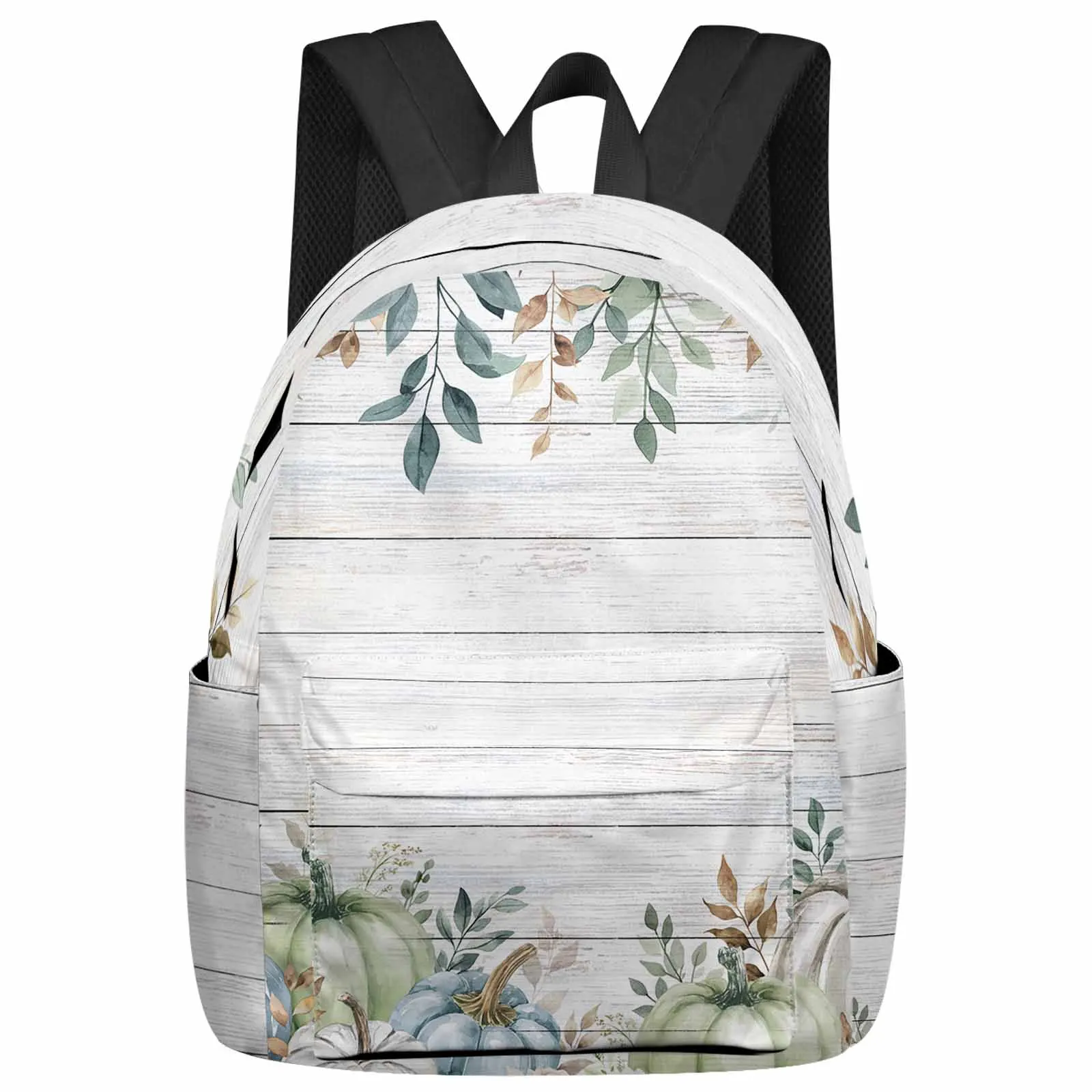 

Thanksgiving Autumn Leaves Backpacks Teenagers Student School Bags Laptop Custom Backpack Men Women Travel