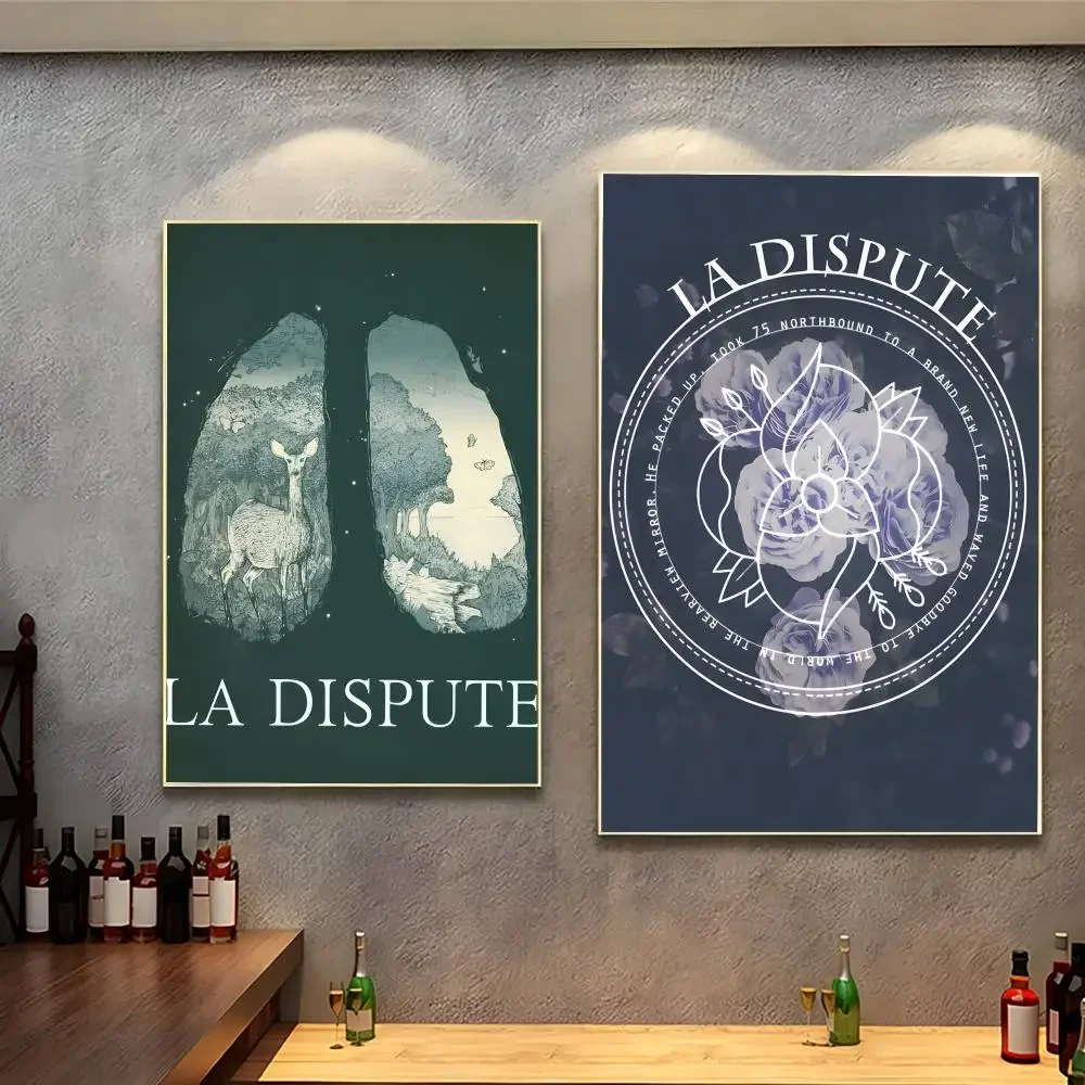Post-hardcore band La Dispute Poster Peel And Stick Indoor Bedroom Wall Decor Aesthetic Gift