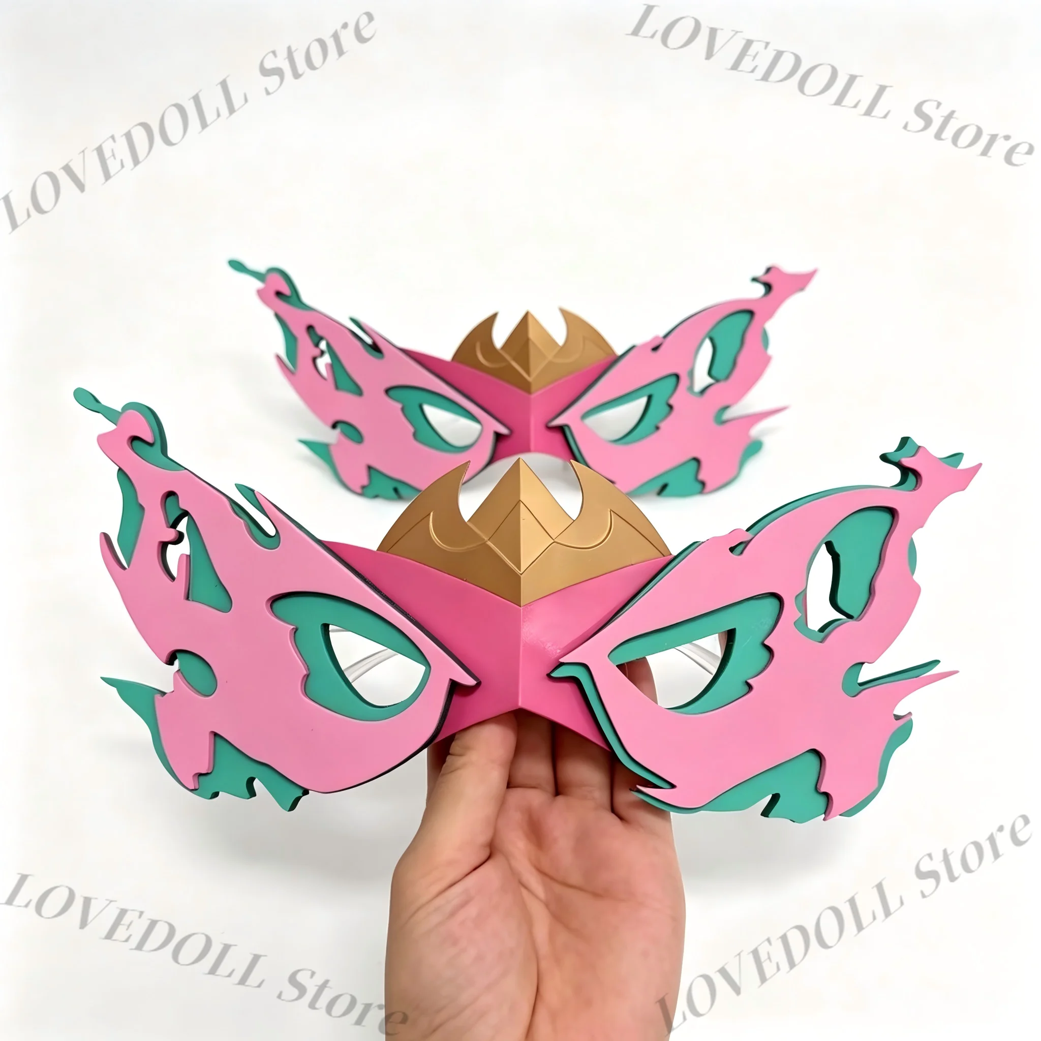 Anime Cosplay Face - Anime Genshin Impact Varesa Cosplay Face