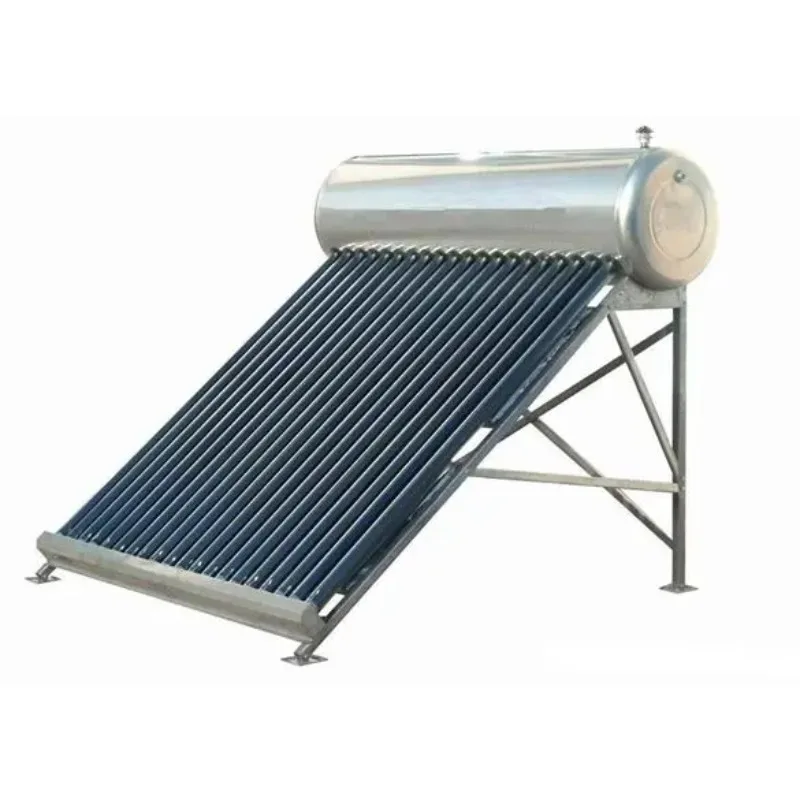 24 سخان مياه ساخن يعمل بالطاقة الشمسية بأنبوب مفرغ حوالي 215 لتر أو قابل للتخصيص وغير ضغط