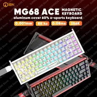 IROK MG68 Ace MG68 Plus MG68 Pro MG68 MAX mini teclado mecánico magnético de aluminio para juegos 60% teclado de jugador de disparo rápido