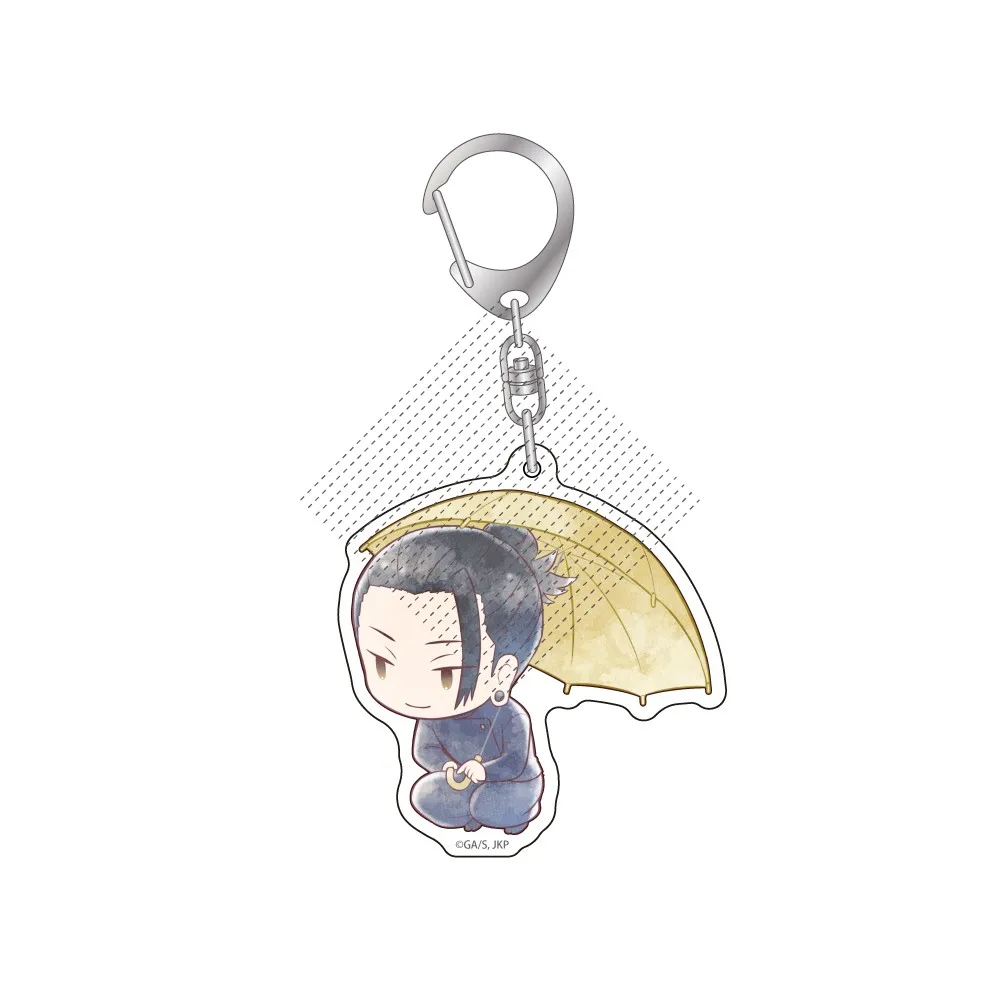 سلسلة مفاتيح أنيمي أكريليك من Jujutsu Kaisen ، Kuroi Misato ، Haibara Yu ، Nanami Kento تأثيري ، مستوى مظهر عالٍ ، كارتون أمبيطس