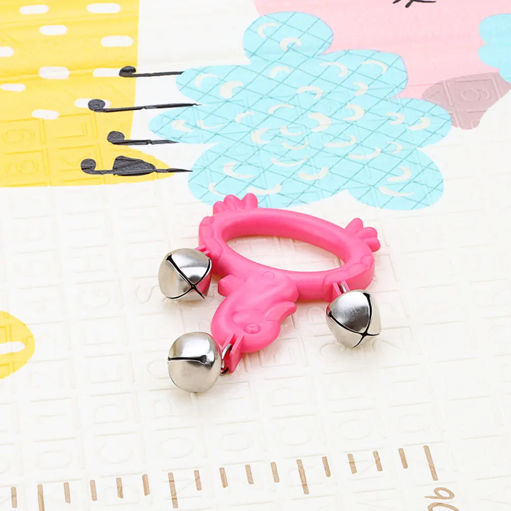 

Kids Handheld Tambourine Baby Musical Instrument Percussion Bell Drum Safe Parent-Child Interactive for Children