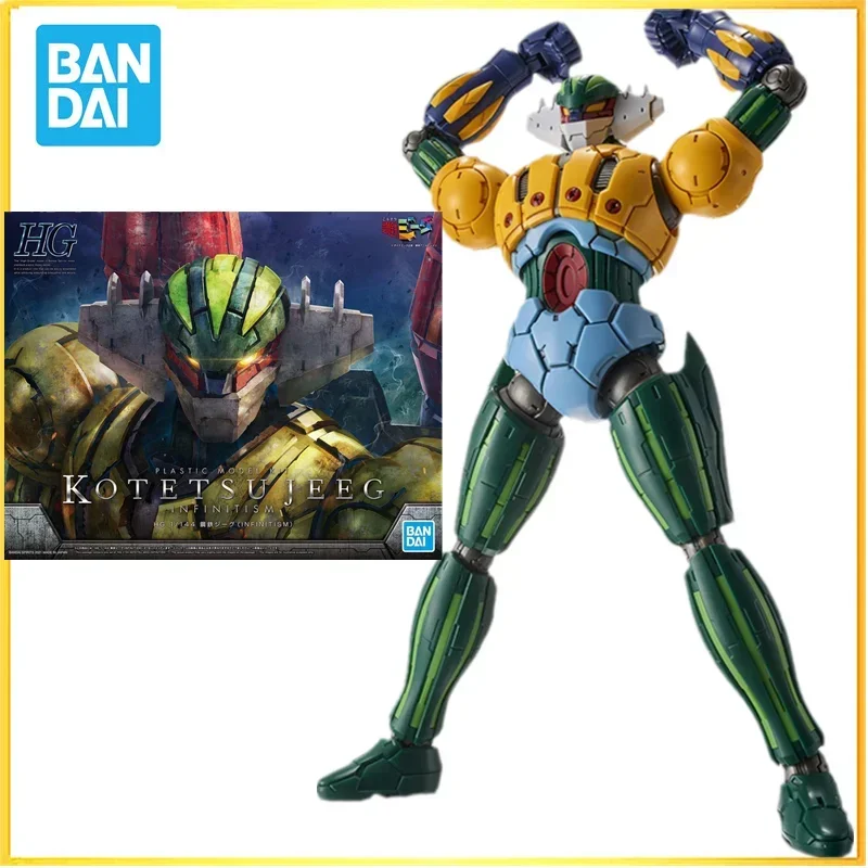 

In stock Bandai Iron God Jack Anime Figure HG Assembled Model INFINITISM JEEG Exquisite Action Figure Collectible Toys