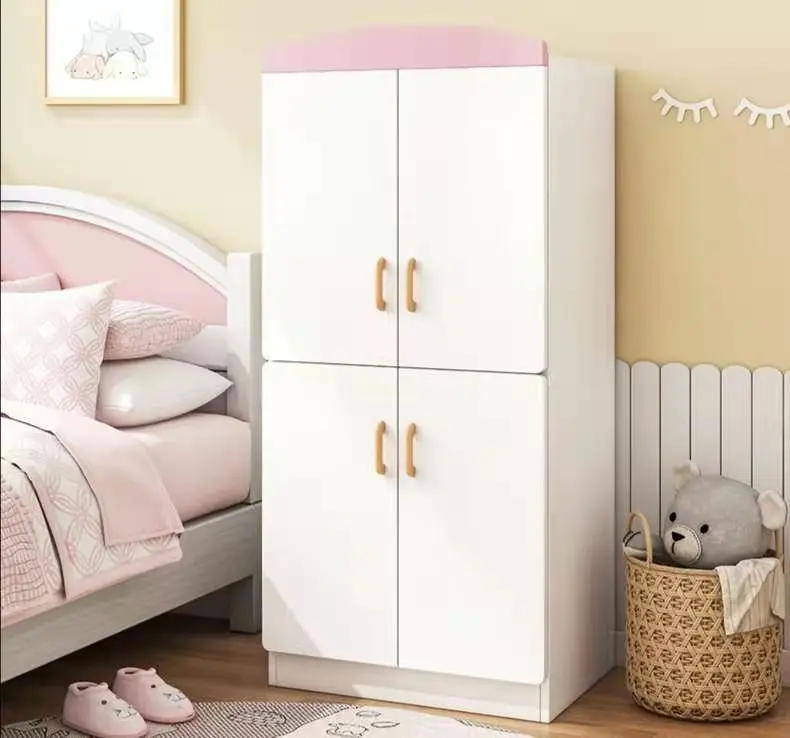 New Children's Wardrobes,Modern Wardrobe Cabinet Amoires With Sliding Doors, Bedroom Furniture Storage