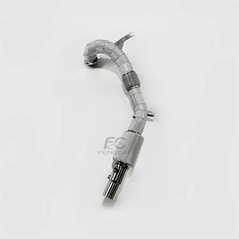 Stainless Steel Downpipe Exhaust Pipe for Golf 8 GTI/MK8 GTI 2.0T High Quality Exhaust Car Parts with Heat Shield