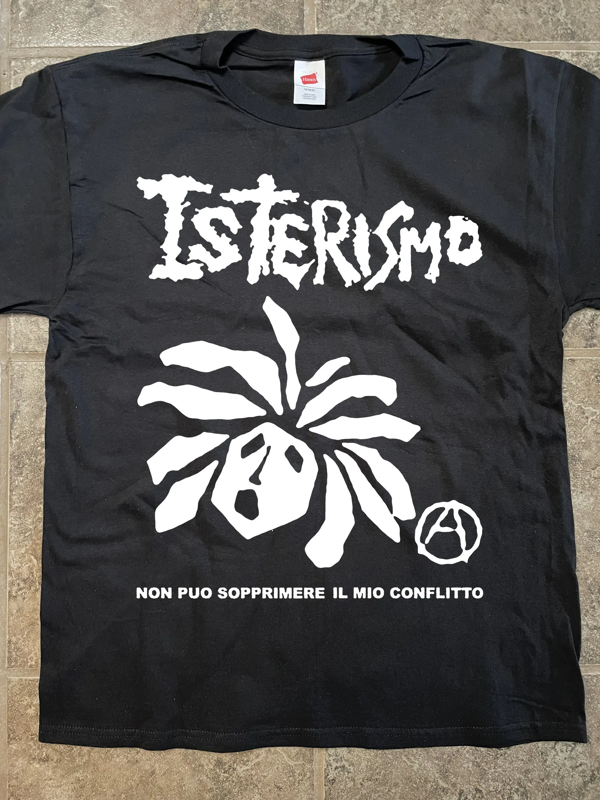 Isterismo T Shirt Black Punk Hardcore D Beat Crasher Svart Parad Zouo Crudity Disarm Wretched Gauze