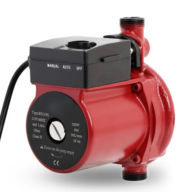 220V 100W Automatic Silent Booster Circulation Pump For Home Water Heater Shower And Tap Pressure Increase