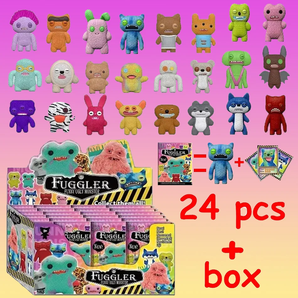 

Уродливые игрушки-монстры Fuggler, 7 см, фигурки Grin Oogah Boogah Rabid Rabbit Sasquoosh, сборная коллекция, модель игрушки, подарки