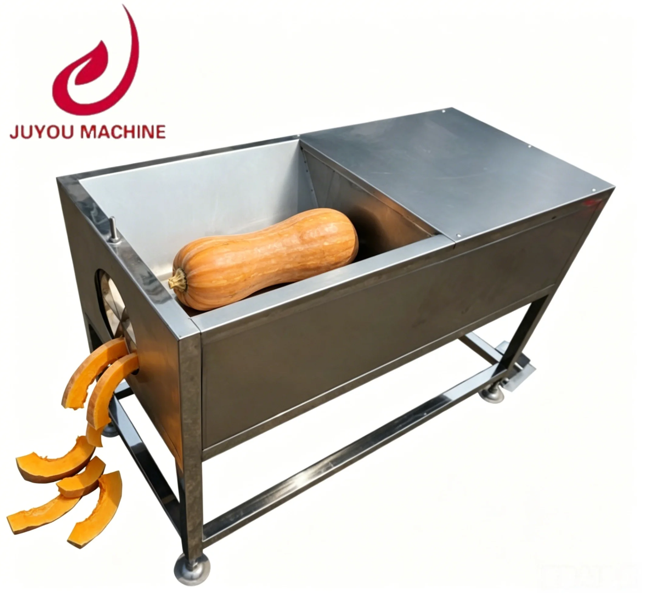 Commercial Pumpkin Wax Gourd Splitter Winter Melon Cutting Machine For Vegetable Processing Factory