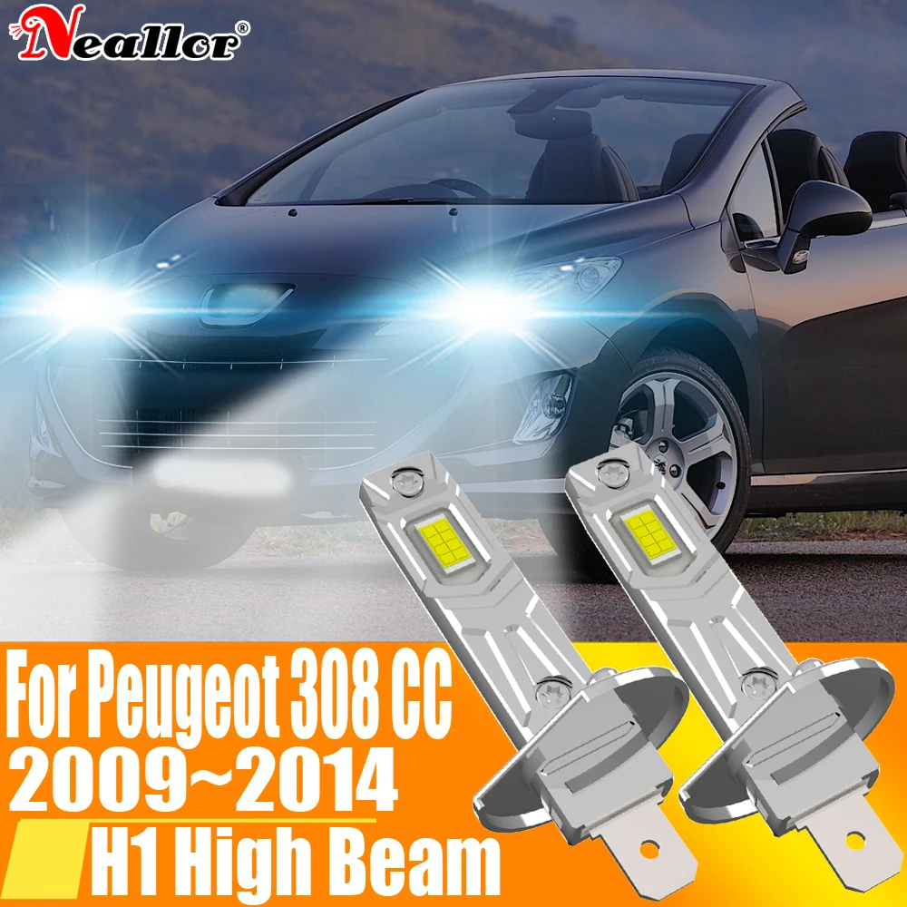

H1 Led Headlight Canbus Bulb Car Light High Power Auto Fog Diode Moto Driving Running Lamp 12V 55W For Peugeot 308 CC 2009~2014
