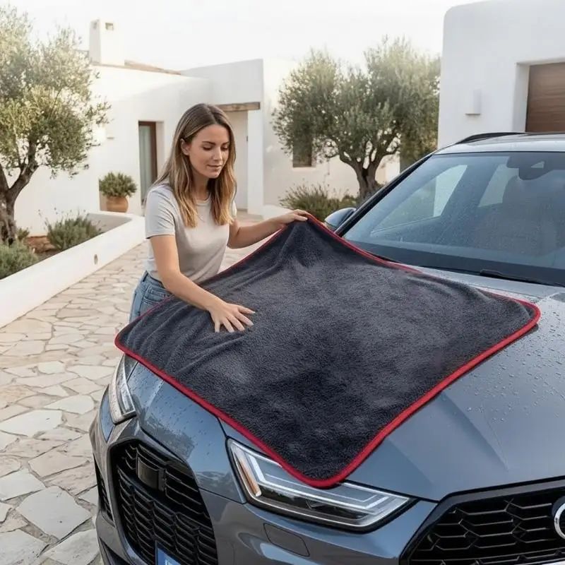 Super Absorbent Microfiber Car Drying Towel 1Pc Lint Free Scratch Proof Cloth for Cars Trucks SUV Washing Cleaning