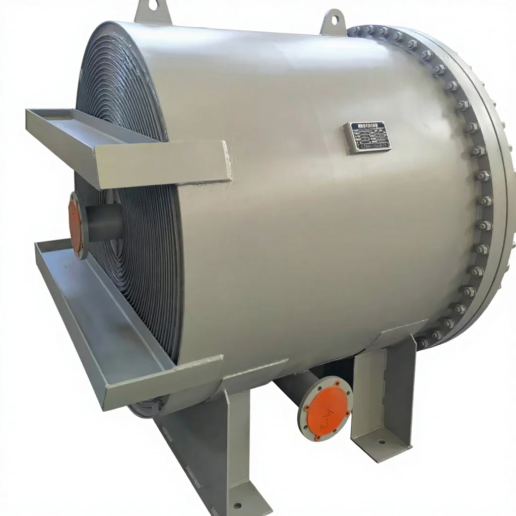 High Turbulence Spiral Plate Heat Exchanger for Metallurgical Smelting Low-Pressure Waste Liquid Cooling & Heat Recovery
