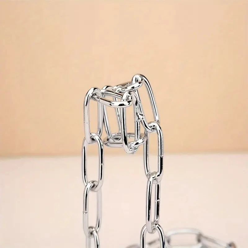 الحديد سلسلة النبيذ الرف الإبداعية بسيطة زجاجة النبيذ حامل السحرية ويسكي عرض موقف المنزل المطبخ الحرف الزخرفية الهدايا المثالية