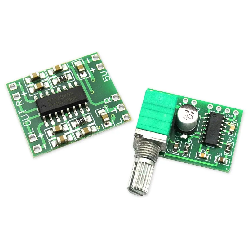 Mini PAM8403 DC 5V Digital Small Power Amplifier Board Modulediy 2.5～5V USB Power Supply 2 * 3W Volume Control with Potentionmet image 4