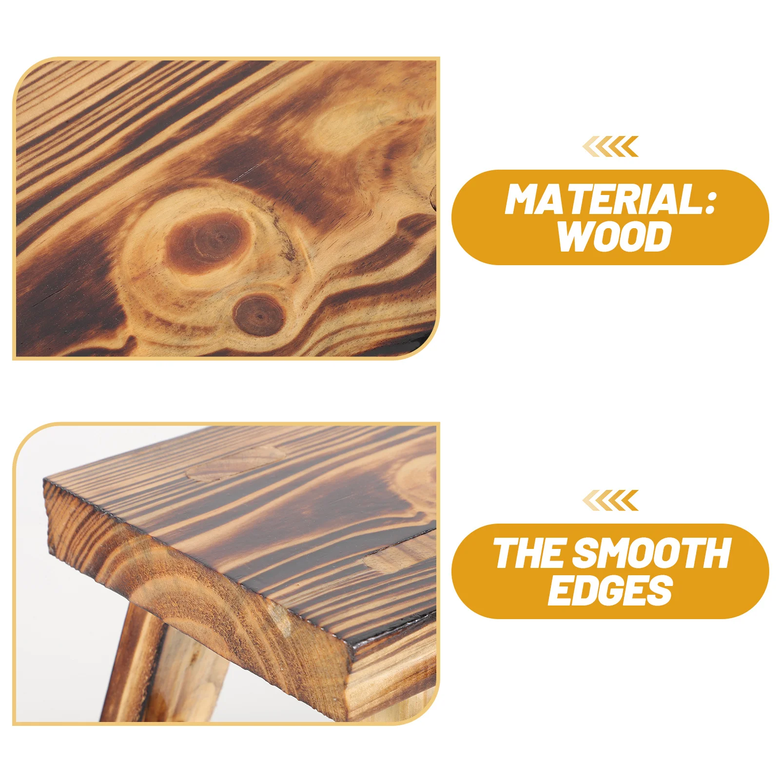 مقعد خشبي للأطفال، مقعد صغير خفيف الوزن، سهل التنظيف، آمن للتدريب على المرحاض والاستخدام اليومي