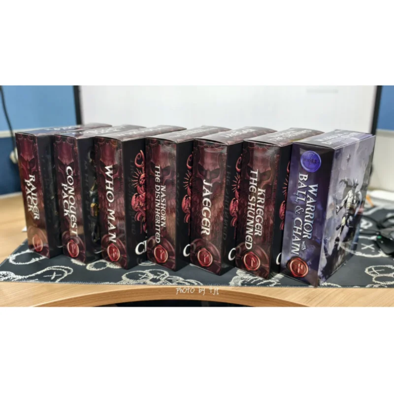 Harbinger Studio 1/12 스케일 바바리안 시리즈 액션 피규어 풀 세트 웨이브 2 Savage Crucible 6.5-7 인치 Collectible Soldier Toy