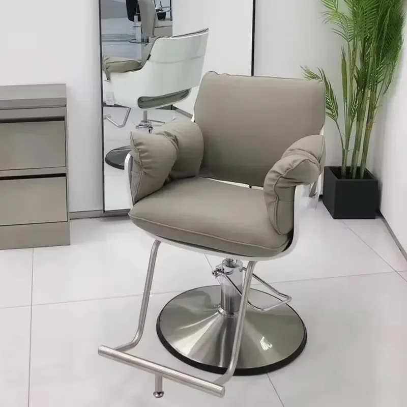 

Personalized Elegant Barber Chair Premium Italian Aesthetic Adjustable Barber Chair Swivel Esthetician Cadeiras Salon Furniture