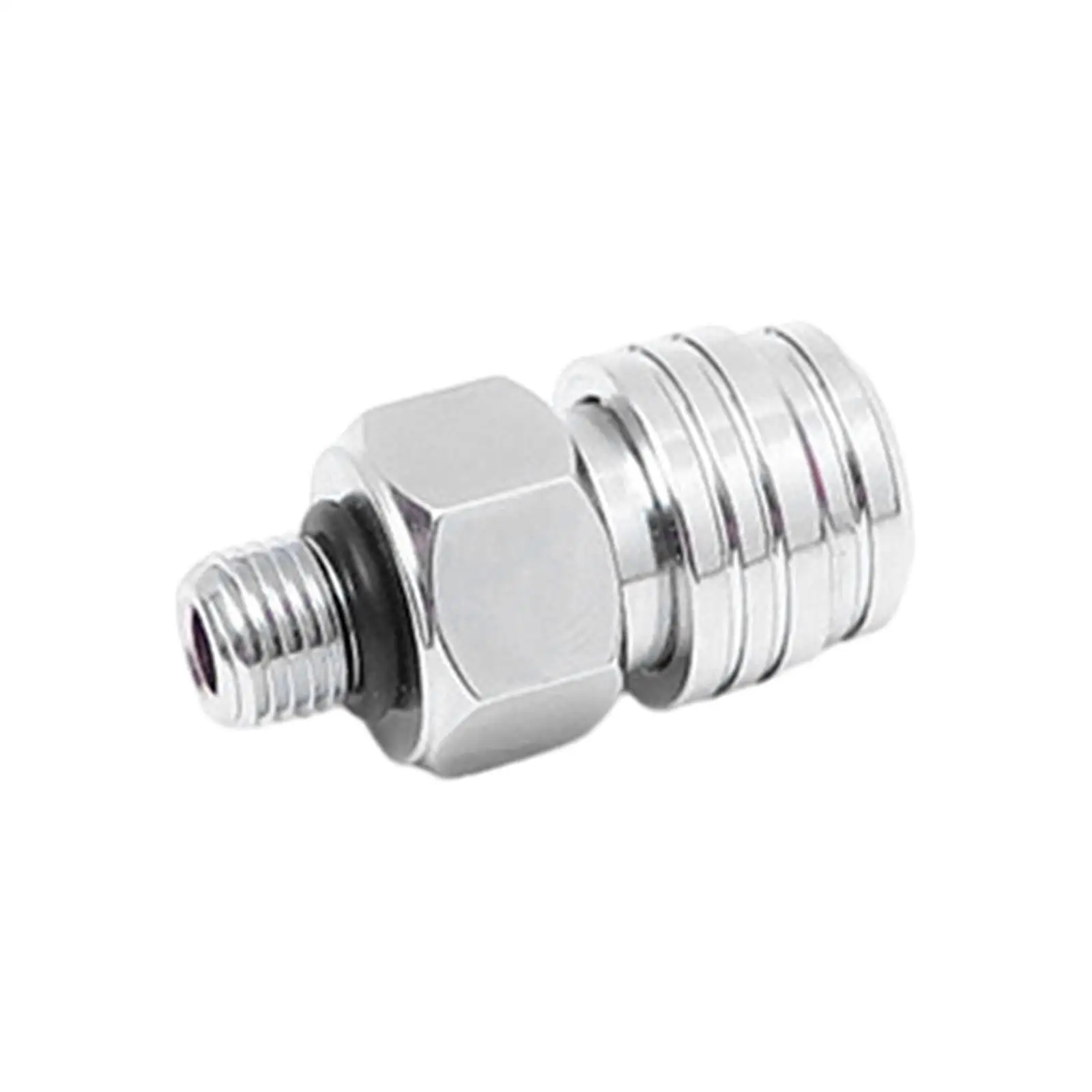 Diving Adapter Low Pressure Snorkeling Chrome Plated Copper 3/8-24 Adapter