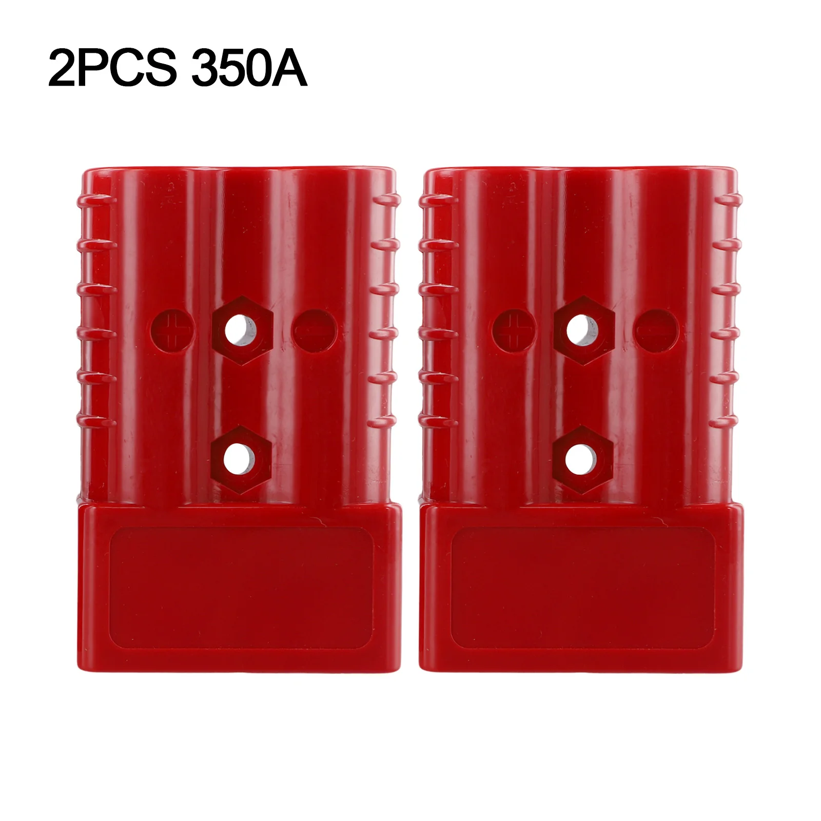 

Долговечный силовой разъем для аккумулятора погрузчика, серый и красный, подходит для крупногабаритного транспорта, 2 шт., 350 А