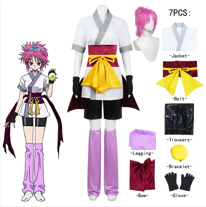 

Japanese Anime Machi Hunter X Hunter Komacine Cosplay CostumesPhantom Troupe for Women Halloween Carnival Suit Cosplay costume