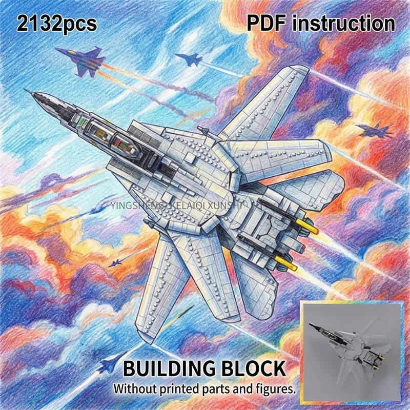

Модель военного самолета MOC Grey Swing-Wing Air Superiority Jet Fighter с регулируемыми крыльями