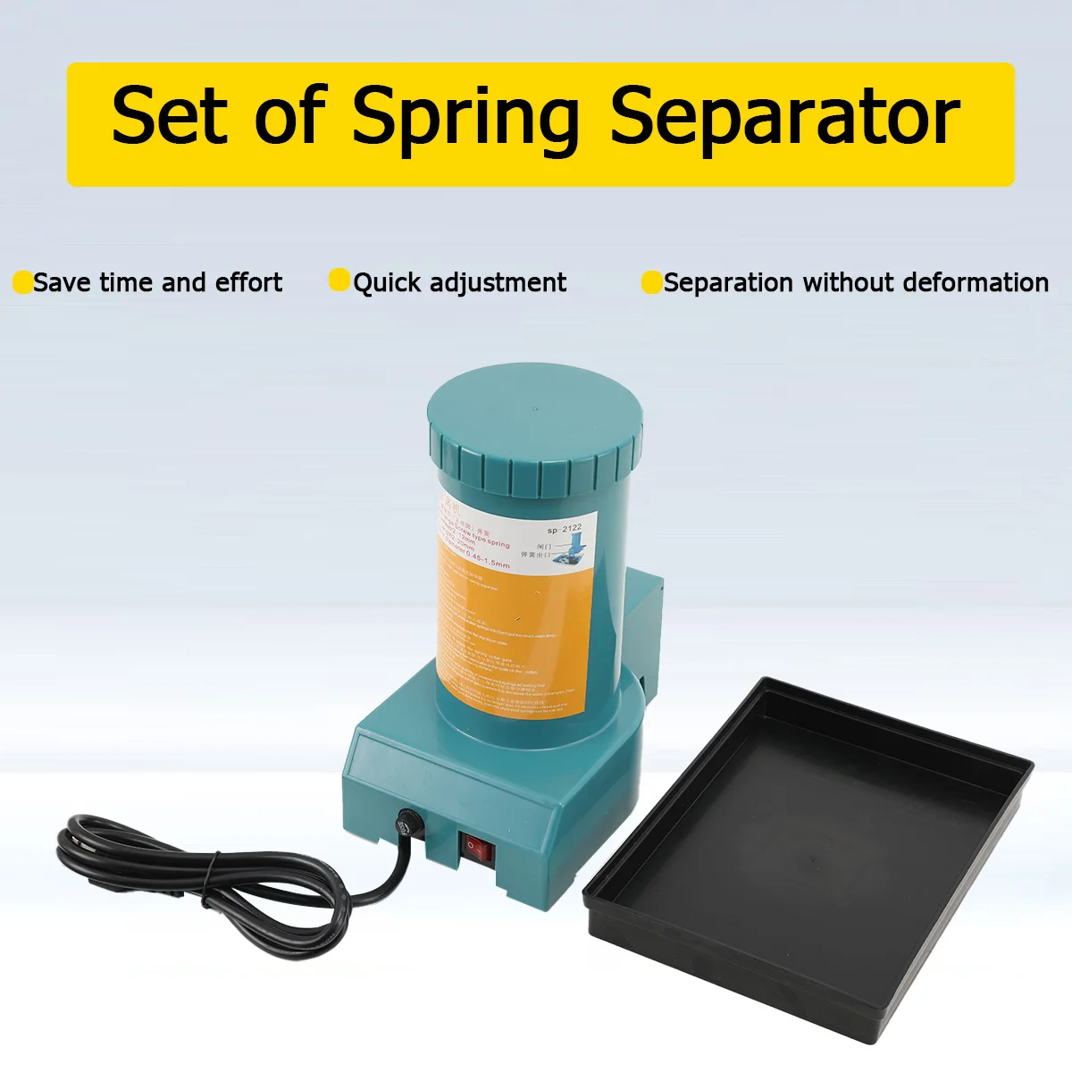 

40W AC110V Automatic Spring Separator Machine Small Spring Separating Machine Spring Tool Spring Splitter SP-2122