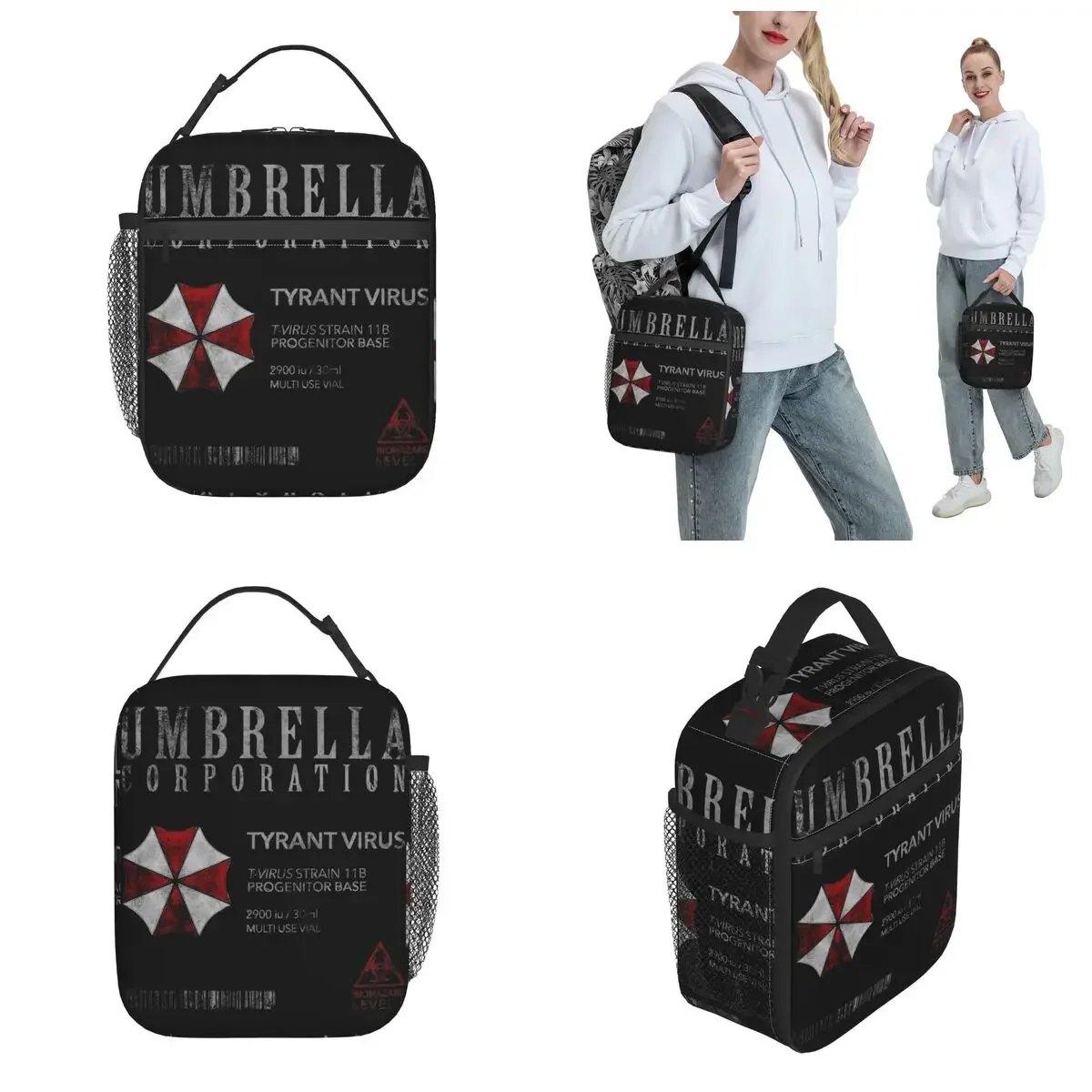 Nice Keepsake Resident Evils Umbrella Corporations Thermal Insulated Lunch Bag Food Container Bags Thermal Cooler Lunch Boxes