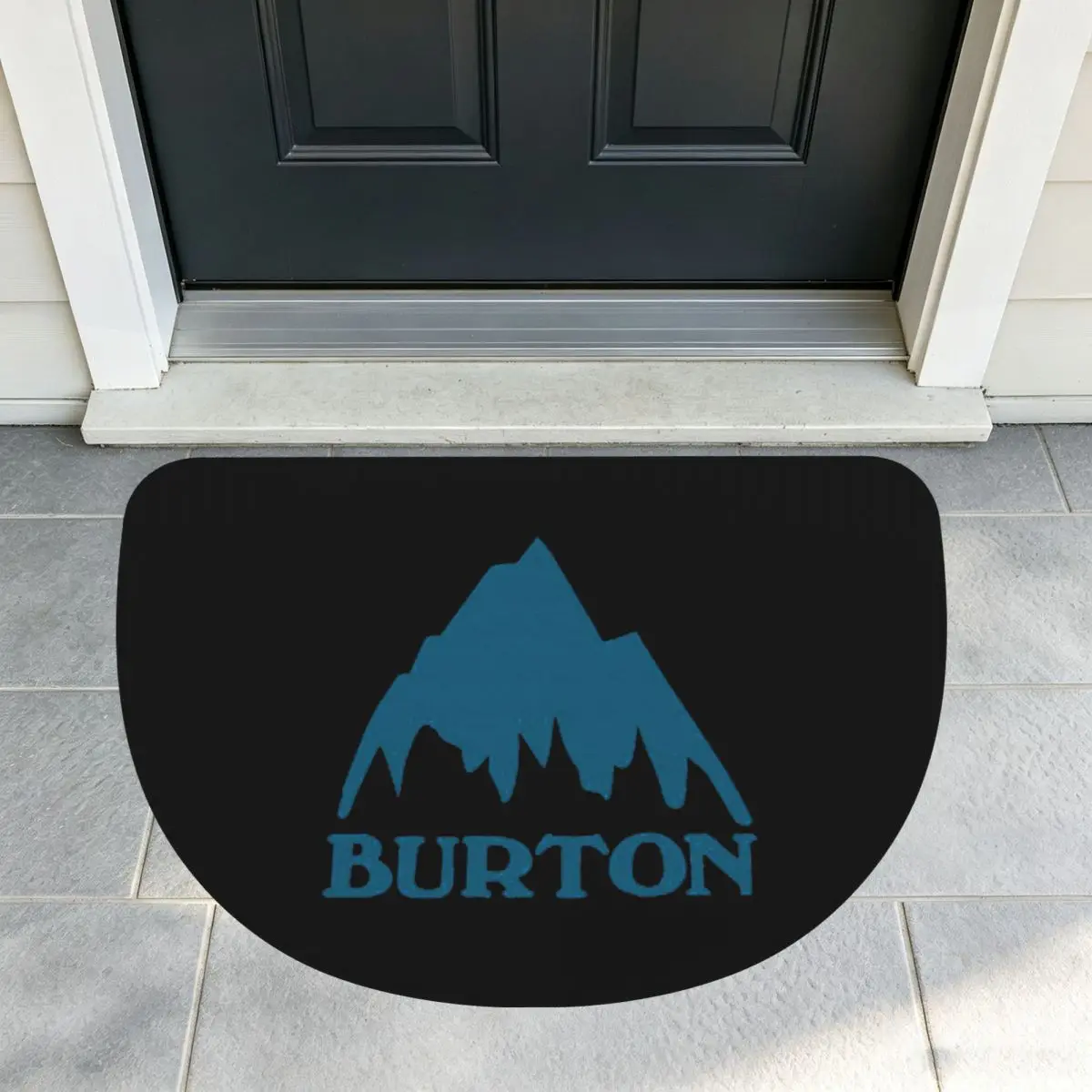 Спортивный коврик Burton Snowboard из мягкой фланели, полукруглый, нескользящий, впитывающий, для ванной комнаты, спальни и дома.
