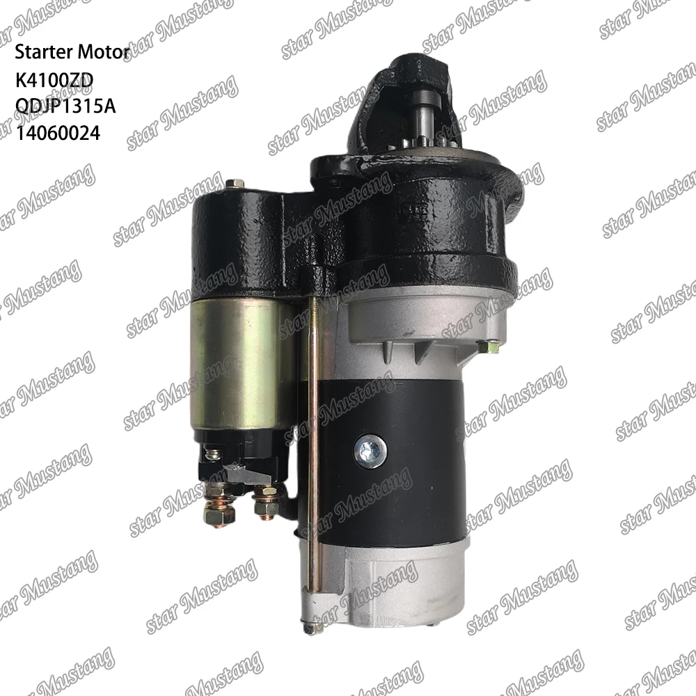 K4100ZD Starter Motor 11T 12V 3.7KW QDJP1315A 14060024 Suitable For Weichai Engine Parts